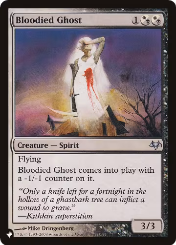 Bloodied Ghost (83/180), The List Reprints — Magic card price