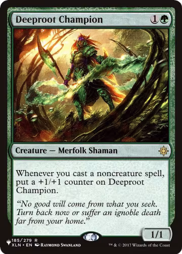 Deeproot Champion (185/279), The List Reprints — Magic card price