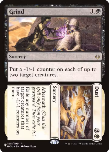 Grind // Dust (155/199), The List Reprints — Magic card price