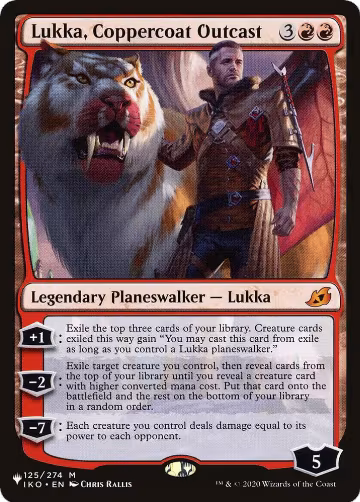 Lukka, Coppercoat Outcast (125/274), The List Reprints — Magic card price
