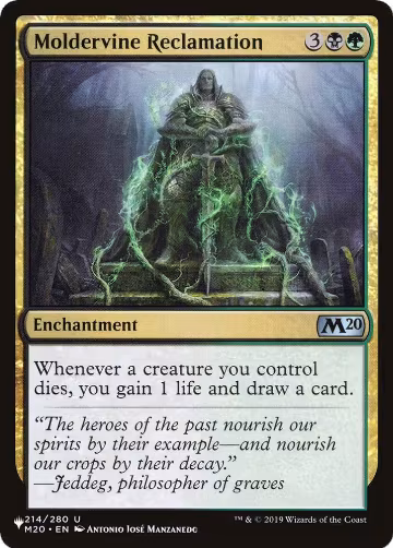 Moldervine Reclamation (214/280), The List Reprints — Magic card price