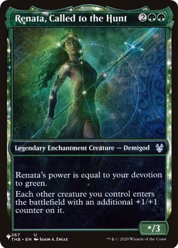 Renata, Called to the Hunt (Showcase) (267/254), The List Reprints — Magic card price