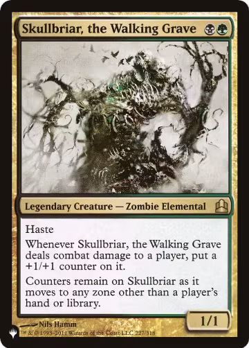 Skullbriar, the Walking Grave (227/318), The List Reprints — Magic card price