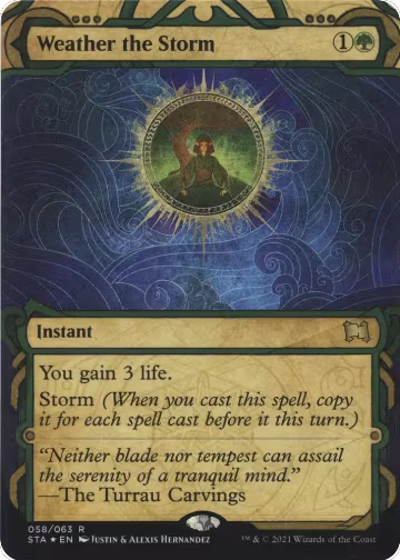 Weather the Storm (Foil Etched) (58), Strixhaven: Mystical Archive — Magic card price