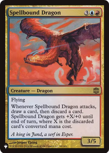 Spellbound Dragon (90/145), The List Reprints — Magic card price
