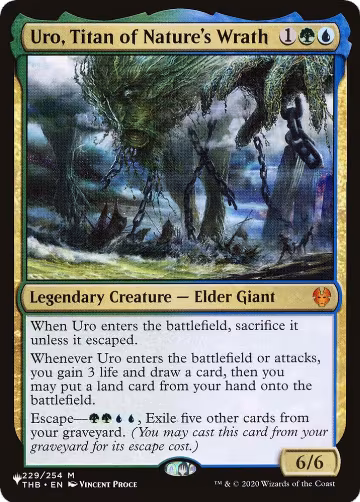 Uro, Titan of Nature's Wrath (229/254), The List Reprints — Magic card price