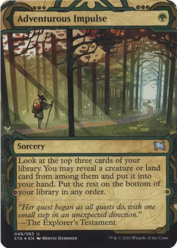 Adventurous Impulse (Foil Etched) (49), Strixhaven: Mystical Archive — Magic card price