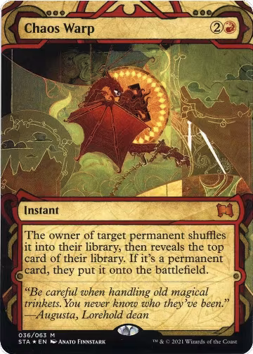 Chaos Warp (Foil Etched) (36), Strixhaven: Mystical Archive — Magic card price