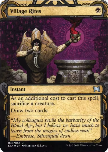 Village Rites (Foil Etched) (35), Strixhaven: Mystical Archive — Magic card price