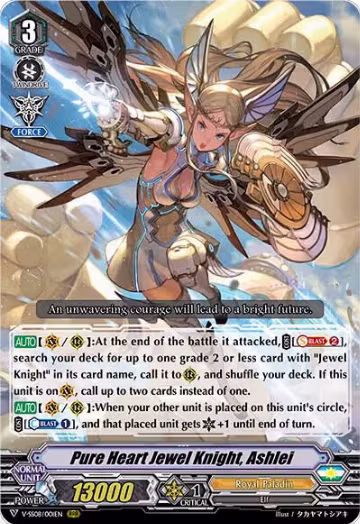 Pure Heart Jewel Knight, Ashlei (V-SS08/001EN), V-SS08: Clan Selection Plus Vol.2 — Vanguard card price
