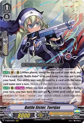 Battle Sister, Torrijas (V-SS08/010EN), V-SS08: Clan Selection Plus Vol.2 — Vanguard card price