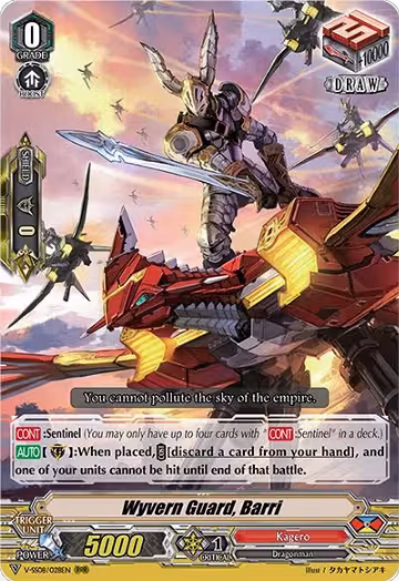 Wyvern Guard, Barri (V-SS08/028EN), V-SS08: Clan Selection Plus Vol.2 — Vanguard card price
