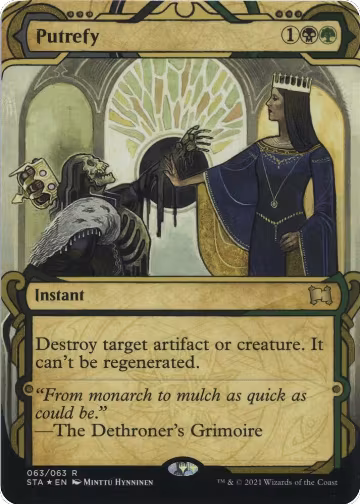 Putrefy (Foil Etched) (63), Strixhaven: Mystical Archive — Magic card price