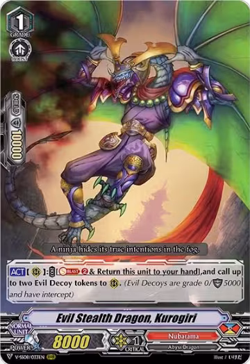 Evil Stealth Dragon, Kurogiri (V-SS08/033EN), V-SS08: Clan Selection Plus Vol.2 — Vanguard card price