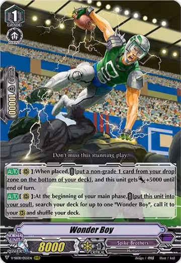 Wonder Boy (V-SS08/055EN), V-SS08: Clan Selection Plus Vol.2 — Vanguard card price