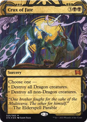 Crux of Fate (Foil Etched) (25), Strixhaven: Mystical Archive — Magic card price