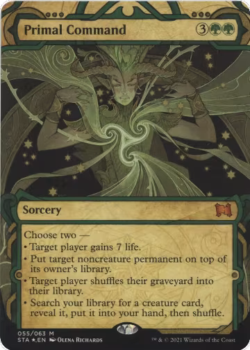 Primal Command (Foil Etched) (55), Strixhaven: Mystical Archive — Magic card price