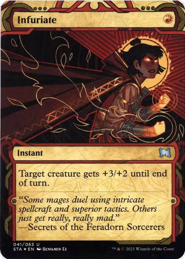 Infuriate (Foil Etched) (41), Strixhaven: Mystical Archive — Magic card price