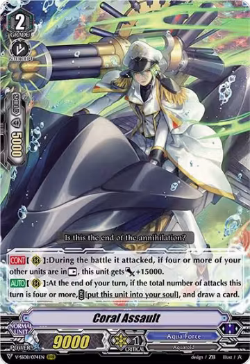 Coral Assault (V-SS08/074EN), V-SS08: Clan Selection Plus Vol.2 — Vanguard card price