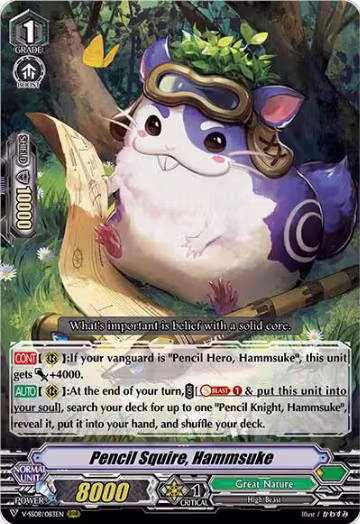 Pencil Squire, Hammsuke (V-SS08/083EN), V-SS08: Clan Selection Plus Vol.2 — Vanguard card price