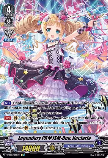 Legendary PRISM-Duo, Nectaria (SP) (V-SS08/SP10EN), V-SS08: Clan Selection Plus Vol.2 — Vanguard card price