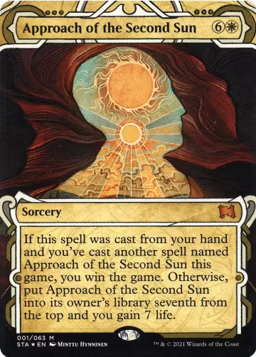 Approach of the Second Sun (Foil Etched) (1), Strixhaven: Mystical Archive — Magic card price