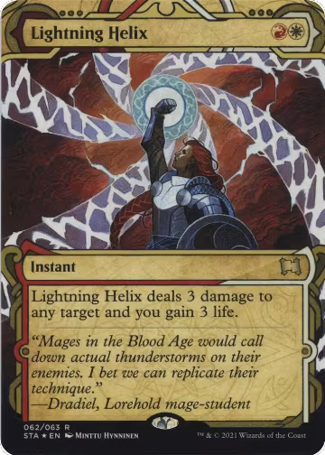 Lightning Helix (Foil Etched) (62), Strixhaven: Mystical Archive — Magic card price