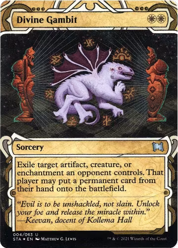 Divine Gambit (Foil Etched) (4), Strixhaven: Mystical Archive — Magic card price
