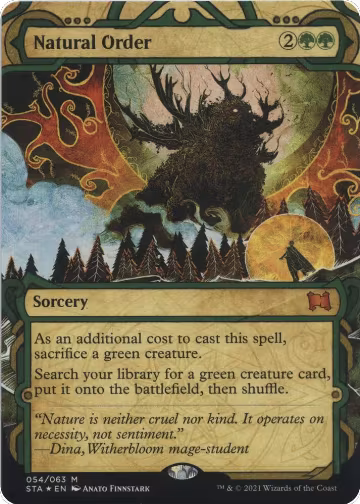 Natural Order (Foil Etched) (54), Strixhaven: Mystical Archive — Magic card price