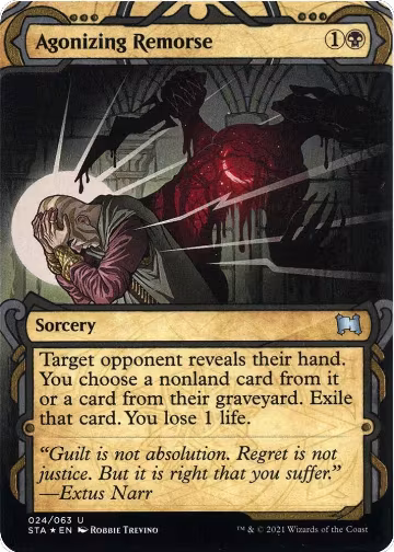 Agonizing Remorse (Foil Etched) (24), Strixhaven: Mystical Archive — Magic card price