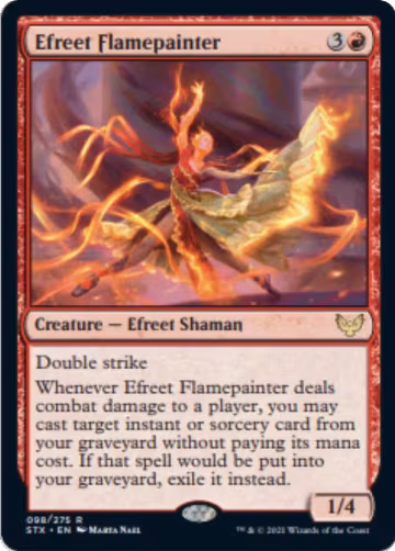 Efreet Flamepainter (98), Strixhaven: School of Mages — Magic card price