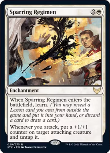 Sparring Regimen (29), Strixhaven: School of Mages — Magic card price