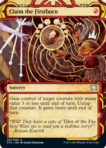 Claim the Firstborn (37), Strixhaven: Mystical Archive — Magic card price