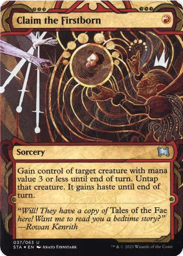 Claim the Firstborn (Foil Etched) (37), Strixhaven: Mystical Archive — Magic card price