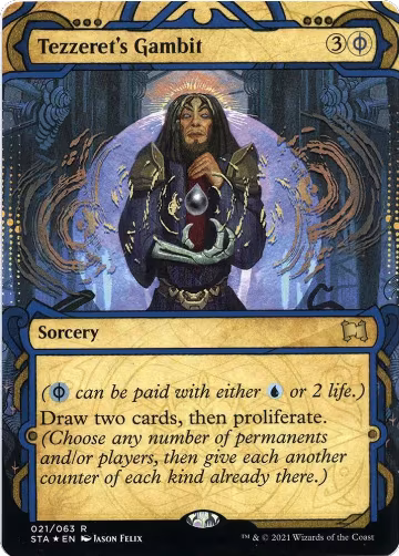 Tezzeret's Gambit (Foil Etched) (21), Strixhaven: Mystical Archive — Magic card price