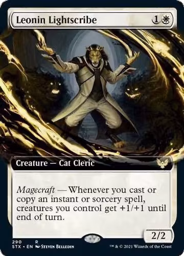 Leonin Lightscribe (Extended Art) (290), Strixhaven: School of Mages — Magic card price