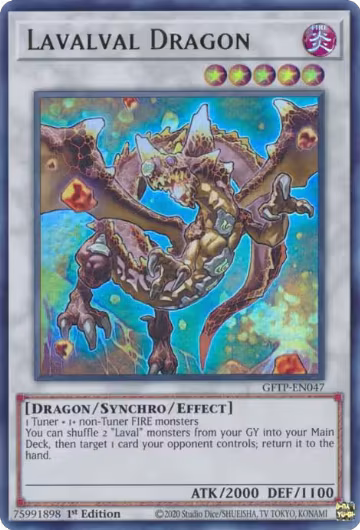 Lavalval Dragon (GFTP-EN047), Ghosts From the Past — Yu-Gi-Oh! card price