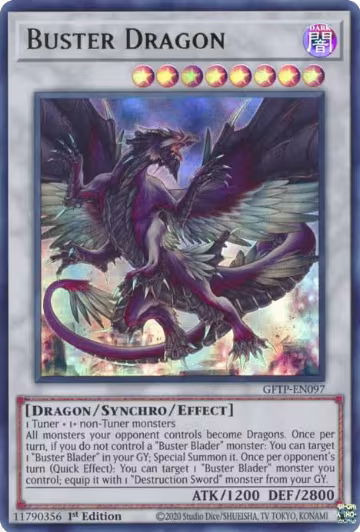 Buster Dragon (GFTP-EN097), Ghosts From the Past — Yu-Gi-Oh! card price
