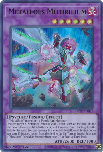 Metalfoes Mithrilium (GFTP-EN095), Ghosts From the Past — Yu-Gi-Oh! card price