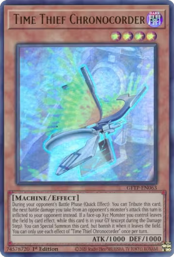 Time Thief Chronocorder (GFTP-EN063), Ghosts From the Past — Yu-Gi-Oh! card price