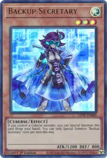 Backup Secretary (GFTP-EN088), Ghosts From the Past — Yu-Gi-Oh! card price
