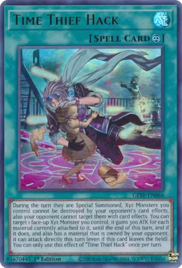 Time Thief Hack (GFTP-EN066), Ghosts From the Past — Yu-Gi-Oh! card price