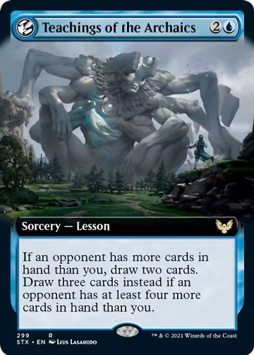 Teachings of the Archaics (Extended Art) (299), Strixhaven: School of Mages — Magic card price