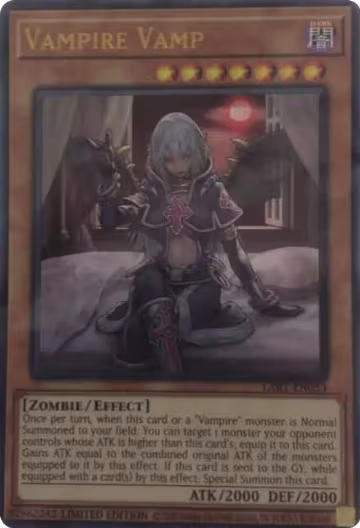 Vampire Vamp (LART-EN033), The Lost Art Promotion — Yu-Gi-Oh! card price