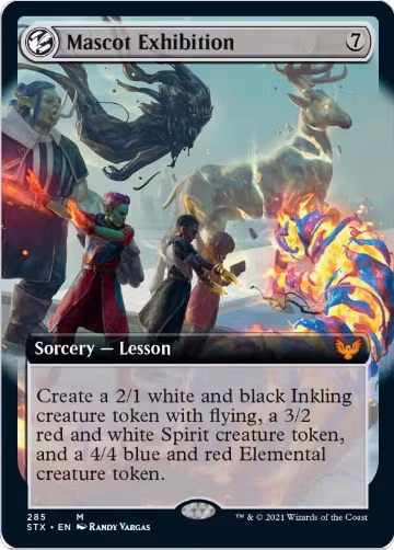 Mascot Exhibition (Extended Art) (285), Strixhaven: School of Mages — Magic card price