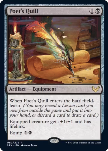 Poet's Quill (82), Strixhaven: School of Mages — Magic card price