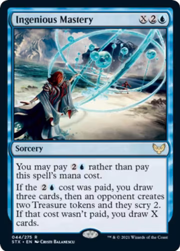 Ingenious Mastery (44), Strixhaven: School of Mages — Magic card price