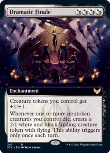 Dramatic Finale (Extended Art) (341), Strixhaven: School of Mages — Magic card price