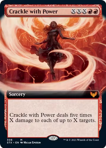 Crackle with Power (Extended Art) (308), Strixhaven: School of Mages — Magic card price