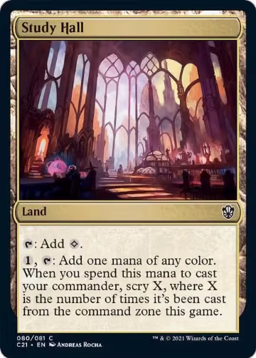 Study Hall (80), Commander 2021 — Magic card price